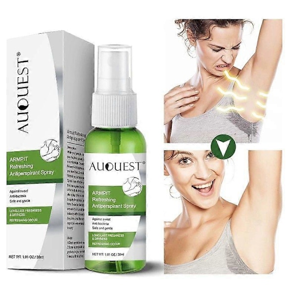 Maximal Styrka Antiperspirant Flytande Spray, Stark Deodorant för Överdriven Svettning & Hyperhidrosbehandling - Uppfriskande Doft - 30ml