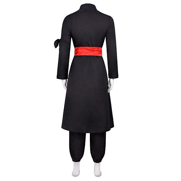 One Piece Roronoa Zoro Cosplay kostume Piratjæger Wano Country Zoro Juurou Animetøj Mands sorte fulde outfit M
