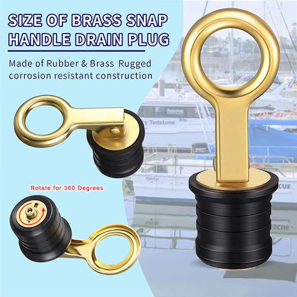 Universal Kajak Afløbsprop Push-in Gummi Scupper Propper Marine Tilbehør