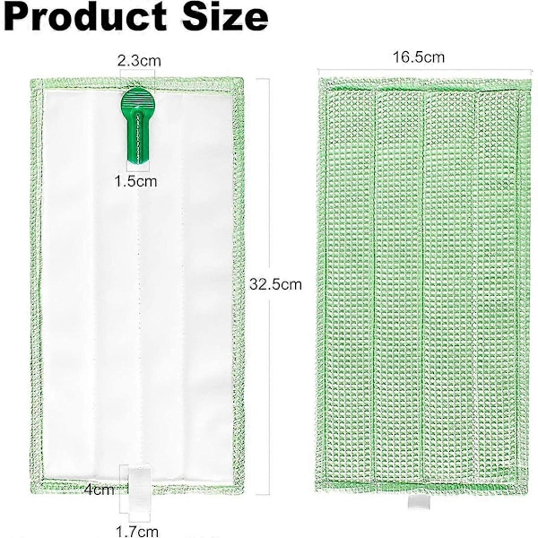 Ersättningsmoppduk i mikrofiber för SP600 Mopp Refill Set Moppduk Effektiv Rengöring Moppduk