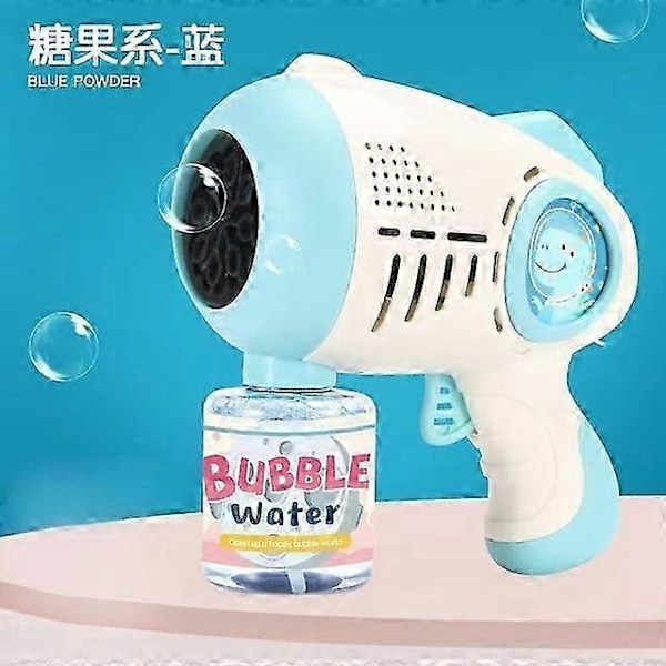 Ny Elektrisk Automatisk LED Ljus Bubbelmaskin Bubbelpistol Sommar Strand Bad Utomhus Lek barnleksaker för brinquedo infantil