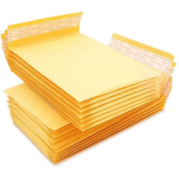 Kraft Boblekonvolutter, 10x12 tommer 25-pakning Forsendelseskonvolutter