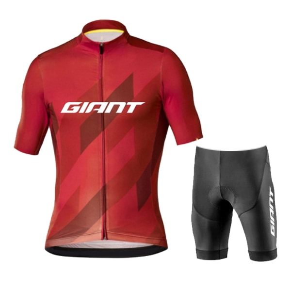 Cykeltrøjesæt 2023 Sommer MTB Cykeltøj GIANT Cykeluniform Maillot Ropa Ciclismo Hombre Mænds Cykeltøjsdragt Photo Color-1 L