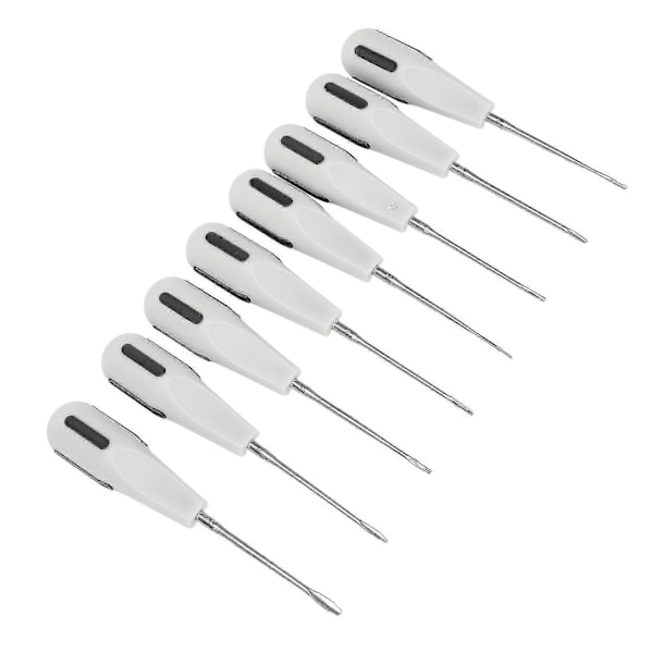8 stk. Dental Elevator Rustfritt Stål Kirurgisk Rot Ekstraksjon Luksator Elevator Dentalutstyr For Tannlege