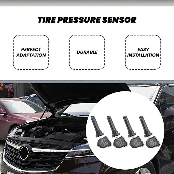 Til 2018 Chevrolet Equinox 315MHz 23445327 TPMS Sensor Dæklufttrykssensor 13516164 13586335