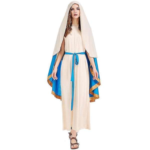 Rask levering The Virgin Mary Voksen Cosplay Halloween-kostyme The Virgin Mary S