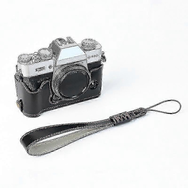 For Fuji XT10/XT20/XT30/XT30 II Kameraveske i Lær, Bunn Halv-Kropp Kamera Beskyttelsesdeksel