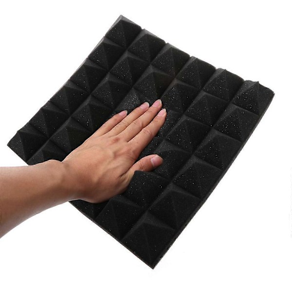 30x30x5cm Lydisolerende Skum Studio Akustisk Lydbehandling Absorptionskile Ti