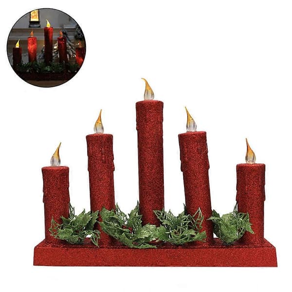 Elektrisk julelys, lysende LED-natlampe, ornamenter