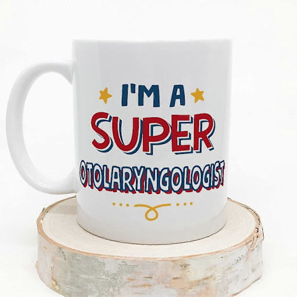 Øre-, næse- og halslæge Krus Jeg er Super Sjov Gave til Kolleger Keramisk 11oz Krus