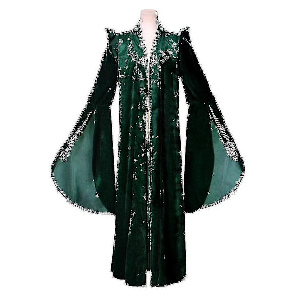 Halloween Harry Potter Mcgonagall Professori Tylypahkan rehtori pitkä mekko Halloween-asu puku S U M