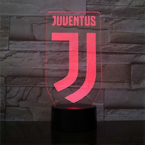 Jj Juventus Børneværelse Anime Bordlampe 3d Led Natlampe