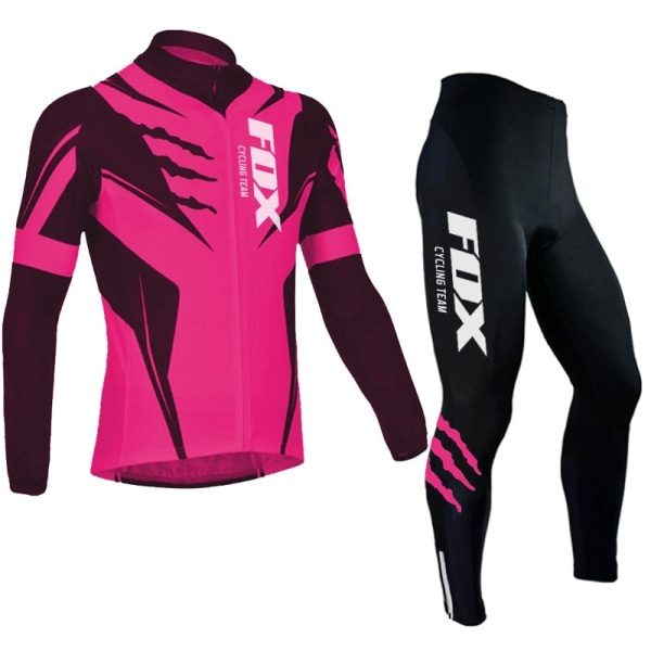 Fox Cycling Team Sykkeltrøye for menn Langermet MTB-sykkelutstyr equipacion ciclismo hombre Sykkelklær Racing Sykkelklær 12 XL