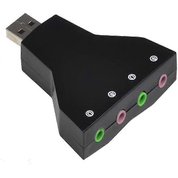 Usb Ulkoinen Äänikortti 7.1usb Lentokone Äänikortti 7.1usb Äänikortti Plug And Play