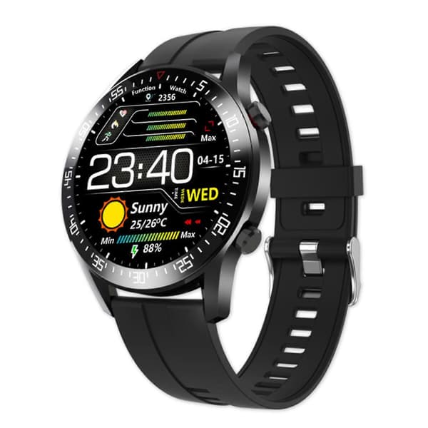 C2 Bluetooth Sport Intelligent Klocka Stegräkning Synkron Data Väder Legeringsplätering Svart