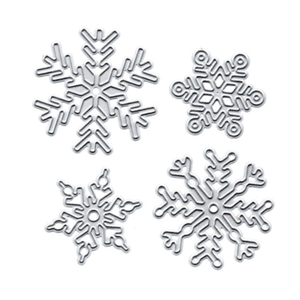 Jul Snefnug Metal Skærestencils Scrapbooking DIY Album Stempel Papirkort Prægning Dekoration Håndværk