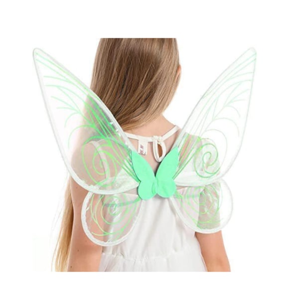 Fairy Wings Kostyme - Alv - Fairy Wings - Halloween pink