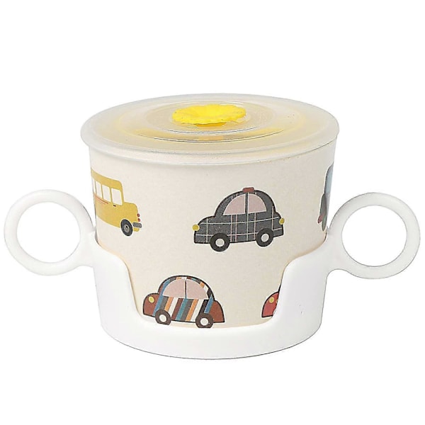 Barn Servisset med Tecknade Figurer - Barnservis Mat Tallrik Skål Mugg Sked Gaffel Set Diskmaskinssäker Hälsosam Måltid för Barn