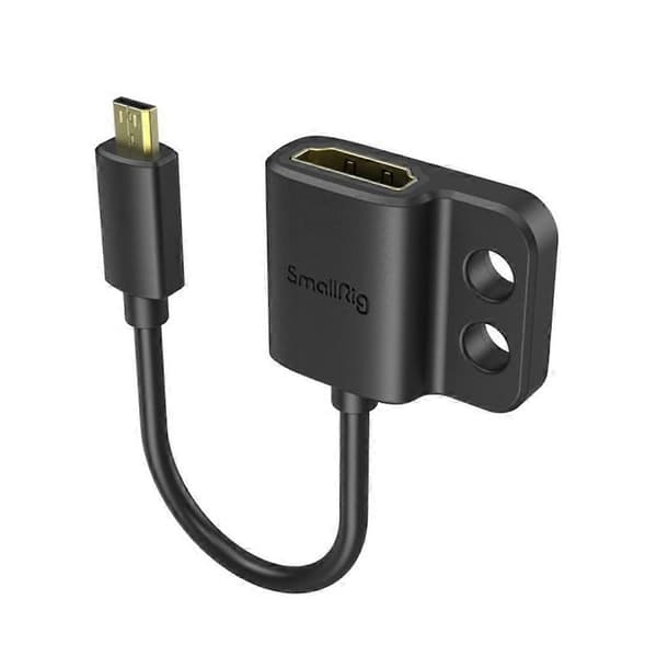 SmallRig Ultra Slim 4K Adapterkabel D til A til BMPCC 4K til Sony A7R IV, A7RIII, A7III, A7II Black