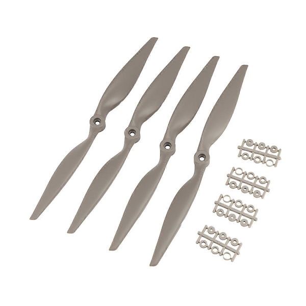 4 st RC Propellrar CW 12x6 Tum för Flygplan Med Adapterringar