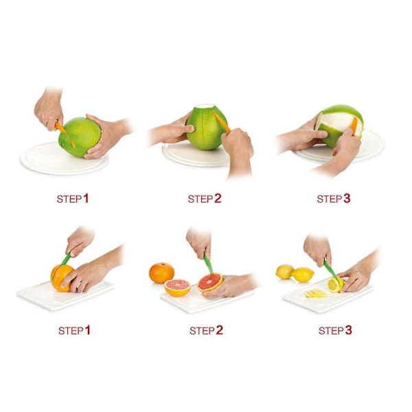 Appelsinskrellere Humanisert Design Buet Håndtak Fruktverktøy Kjøkkenredskap