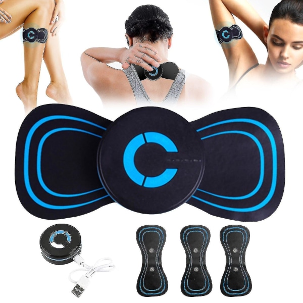 Tflycq Elektromagnetisk Wave Ben Massager Mini Cervikal Massager 6 Modes Justerbar til Smertelindring Høj kvalitet