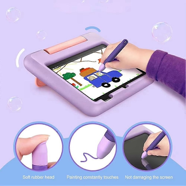 Børne Stylus Pen Touch Screen Tablet Stylus Blyant Universal Lilla