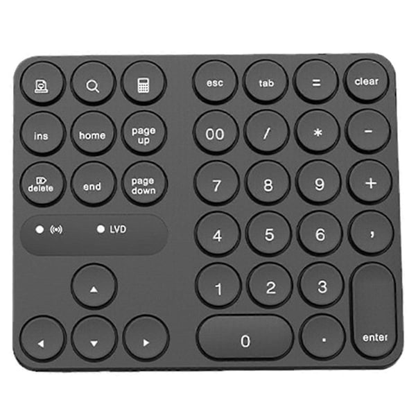 Ladattava kaksois-Bluetooth-numeronäppäimistö langaton numeronäppäimistö