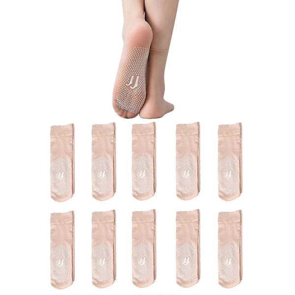 Unisex Halksockar med Grepp för Yoga Sjukhus Träning Barre Balett Anti-halk Sockor