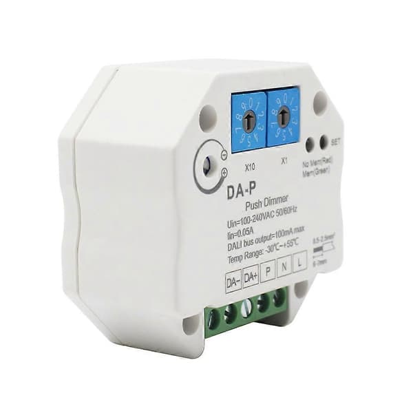 For DALI Push LED Dimmer 110v 220v 240v med Minnefunksjon