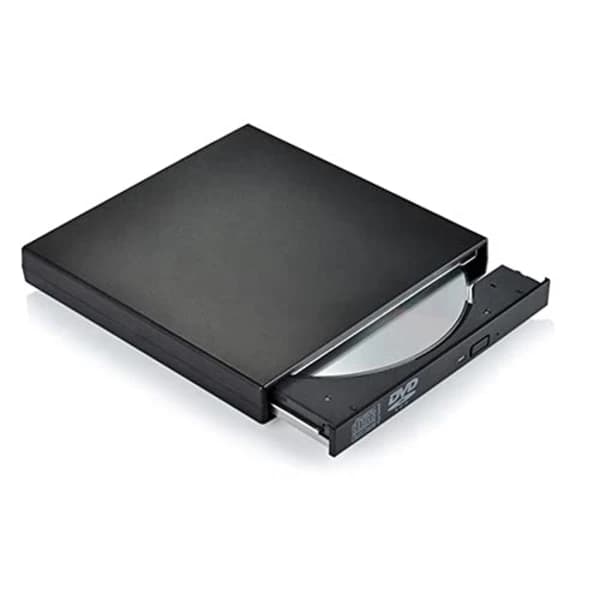 Ekstern CD/DVD-læser og -brænder – Ultra-slank USB 3.0-drev til PC/Mac – Understøtter Windows 11/10/8/7 og macOS