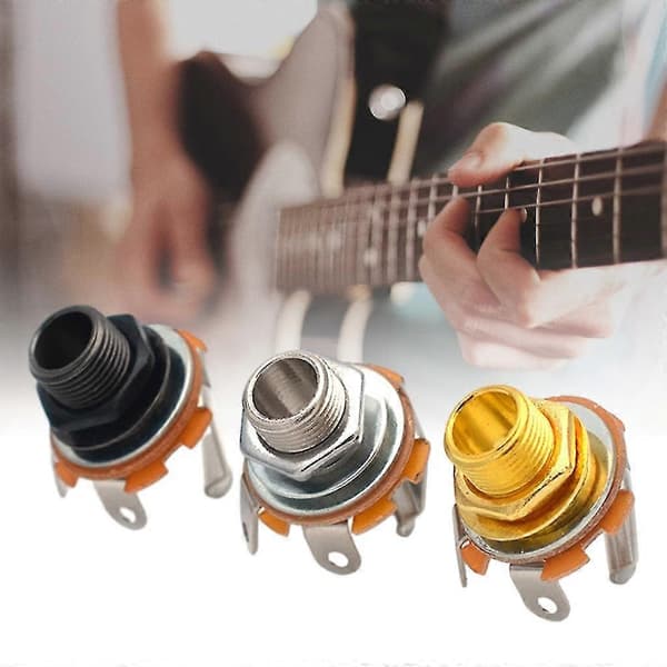 Mono Input eller Output Jack Stik Musikinstrument Tilbehør Mono Input Jacks