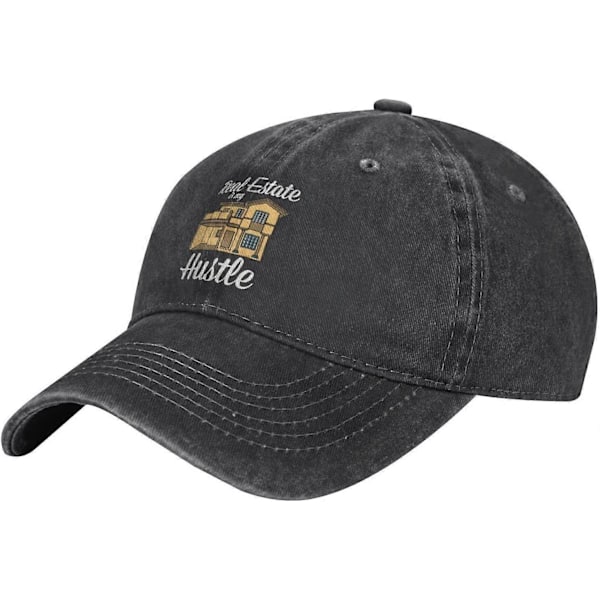 Eiendom er Min Sidegeskjeft Unisex Cowboyhatt Baseball Caps Justerbar Sport Golf Denim Casquette Caps Stil 1140