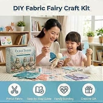 Ny Fairy Patchwork DIY-kollektion, sjovt blomsterfe-patchwork-sysæt