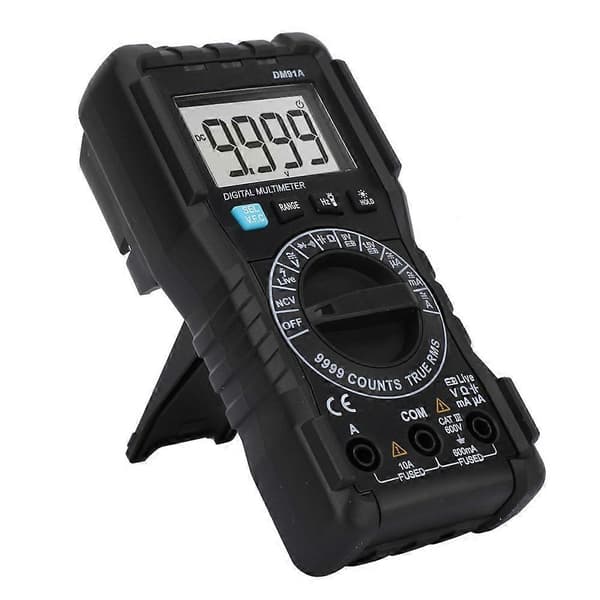 DM91A 9999 Multimeter Digital Automatisk Intelligent Multimeter (Batteri ingår ej)