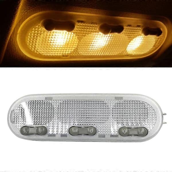3-Knaps Bil Interiør Dome Læselampe Loftslampe til Sunny Micra/March Interiørlys til Biler