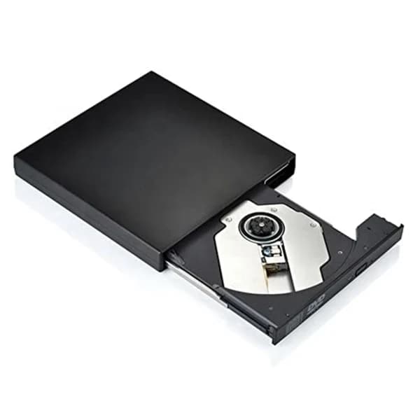 Ekstern CD/DVD-læser og -brænder – Ultra-slank USB 3.0-drev til PC/Mac – Understøtter Windows 11/10/8/7 og macOS