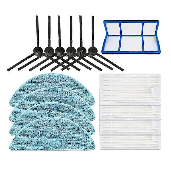 Ersättningsdelar Kit för V3S V5S V5 V3L Filter Sidoborste Moppduk Robotdammsugare Tillbehör Avlägsna Damm