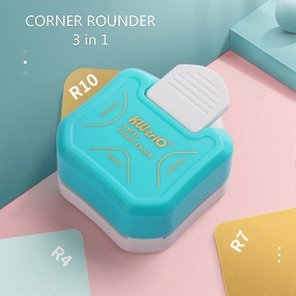 R4 R7 R10 3-i-1 Hörnrundare Papperspunsar Kantrundare Hörnskärare Kort Scrapbooking DIY Handgjorda Hantverk
