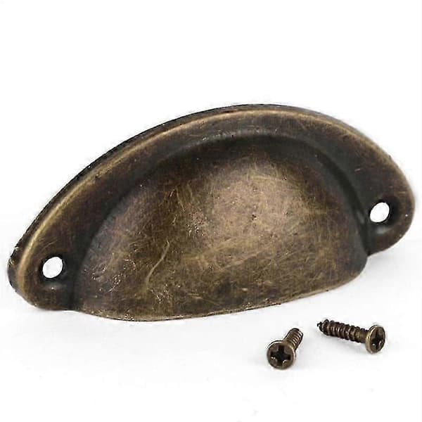 10 stk. bronse skuffdørhåndtak
