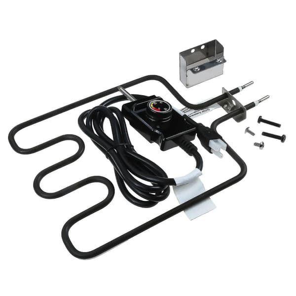 Elektrisk Rygeovn Grillvarmeelement med Justerbar Termostatledning i Rustfrit Stål Controller 1500W 50F-400F til Masterbuilt