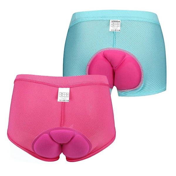 2st Kvinnor Cykelunderkläder Trosor Gel 3D Vadderade Cykelshorts Underbyxor