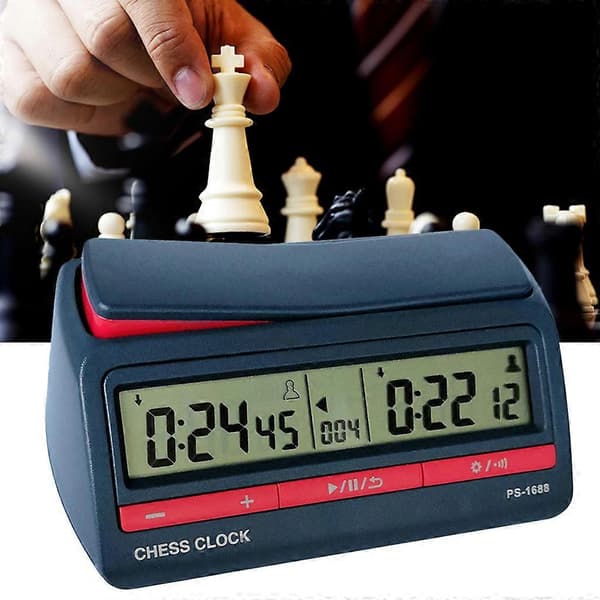 Avancerad Schack Digital Timer Schackklocka Räkna Upp Ner Brädspel Klocka