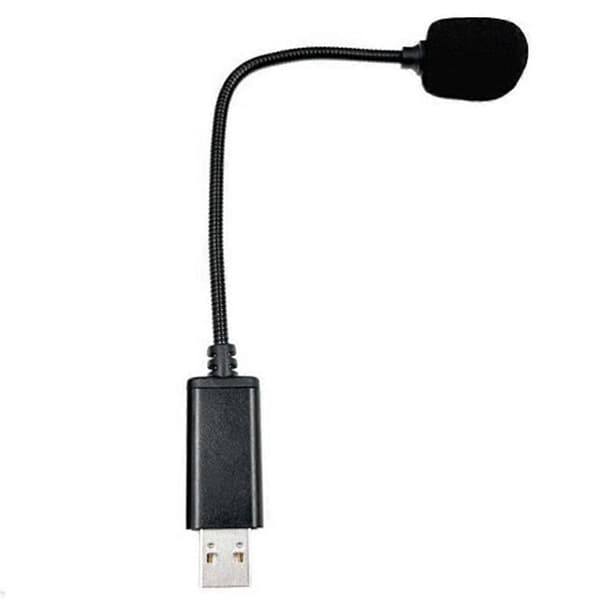USB Mikrofon Justerbar Mini MIC Anti-Støj til Laptop/PC Computer