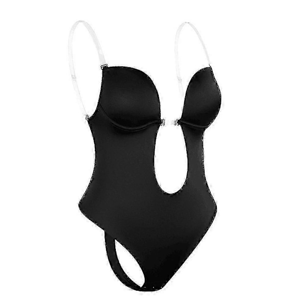 Rygglös Kroppsformare BH Kvinnor Djup V-ringning Kroppsformare Sömlös Tanga Osynlig Shapewear För Bröllop-xinhan
