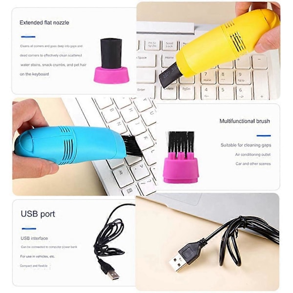 Computer Støvsuger, Tastatur Støvsuger Gul