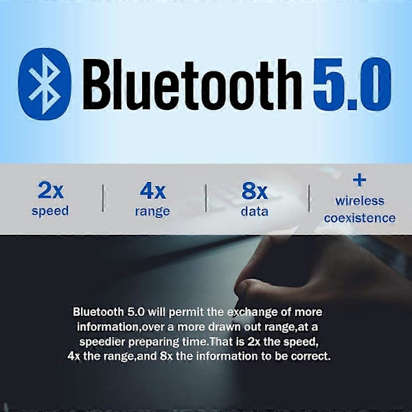 USB Bluetooth Adapter 5.0 Bluetooth Modtager 5.0 Dongle Højhastigheds Transmitter Mini Bluetooth USB Adapter Til PC Computer Laptop