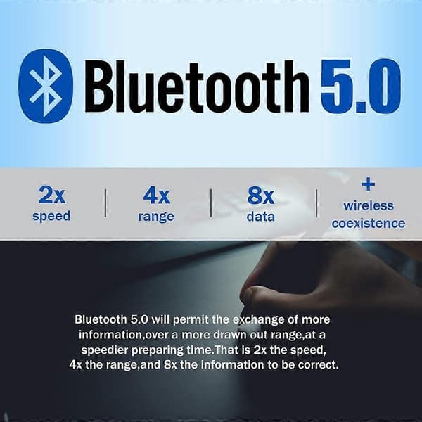 USB Bluetooth Adapter 5.0 Bluetooth Mottaker 5.0 Dongle Høyhastighets Sender Mini Bluetooth USB Adapter For PC Datamaskin Laptop