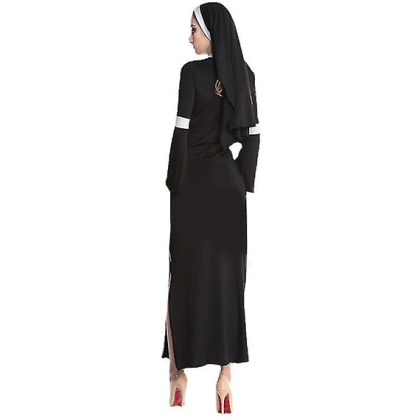 Halloween nonne kostume Cosplay Vampyr Djævel kostume Halloween kostumer i høj kvalitet XL
