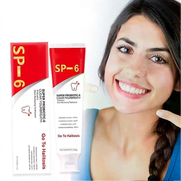 SP-6 Probiotisk blekende tannkrem 2st